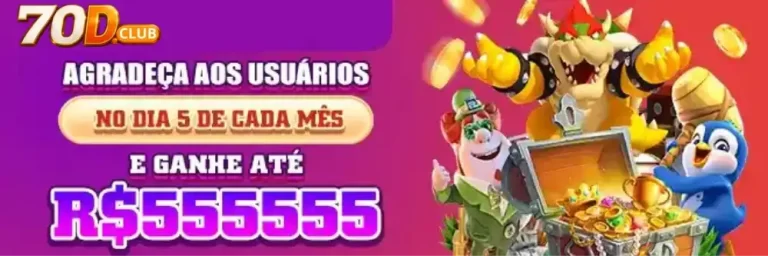 Prêmios no Dia 5 de Cada Mês